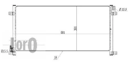 Конденсатор, кондиционер IVECO DAILY, 504022659 DEPO 022-016-0006