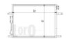 Конденсатор, кондиционер JEEP GRAND CHEROKEE, 55115918AB DEPO 023-016-0002 (фото 1)