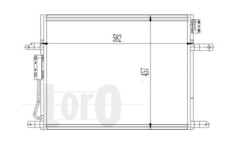 Конденсатор, кондиционер JEEP GRAND CHEROKEE, 55115918AB DEPO 023-016-0002