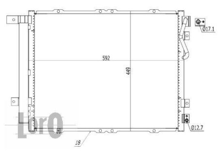 Конденсатор, кондиционер KIA SORENTO, 976063E600 DEPO 024-016-0010