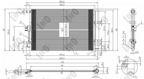 Конденсатор, кондиционер KIA SOUL, 976062K600 DEPO 024-016-0016