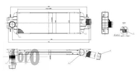 Iнтеркулер Renault Trafic 2.5 dCi 01- DEPO 035-018-0003