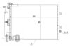 Конденсатор, кондиционер RENAULT CLIO, 8200443897 DEPO 042-016-0044 (фото 1)