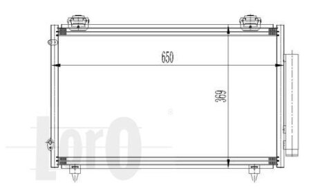 Конденсатор, кондиционер TOYOTA COROLLA, 8845002150 DEPO 051-016-0012