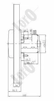 Вентилятор, система охолодження двигуна DEPO 053-014-0010