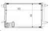 Радiатор кондицiонера з осушувачем VW Jetta 1.2-2.5 10- DEPO 053-016-0001 (фото 1)