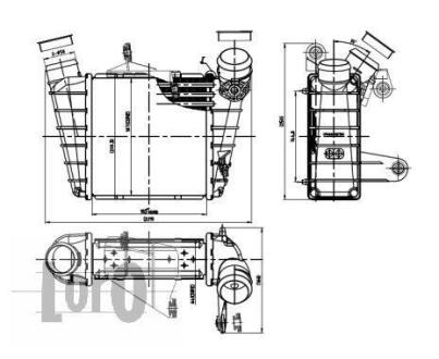 Iнтеркулер Skoda Fabia/Roomster 99- DEPO 053-018-0002