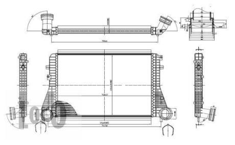 Iнтеркулер VW Caddy III 1.9 TDI 04-10 DEPO 053-018-0003