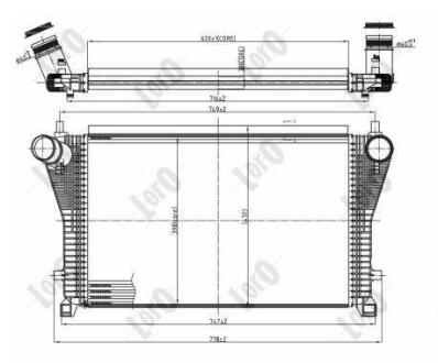 Iнтеркулер Seat OctaviaIII/SuperbIII/VW Golf VII/Passat 1.8/2.0 12- DEPO 053-018-0014