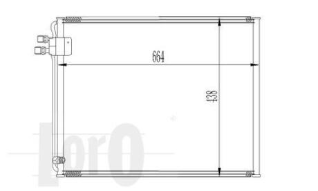 Радiатор кондицiонера MB E-class (W210) 2.0-5.4 95-03 DEPO 054-016-0011