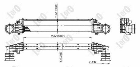 Iнтеркулер MB E-class (W211) 02-09 DEPO 054-018-0014