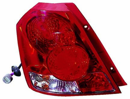 Фонарь задний Авео 2 левый хечбек DEPO 222-1908L-LD-AE