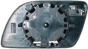 Скло дзеркала (з підігрівом) VW Polo 01- (L) (несферичн.) DEPO 4030G03