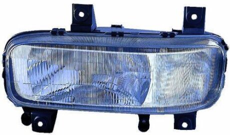 Фара передня 440-1138L-LD-EM (MEATE 98- Лев. фара H4 ручная регул. 1/98-) DEPO 4401138LLDEM