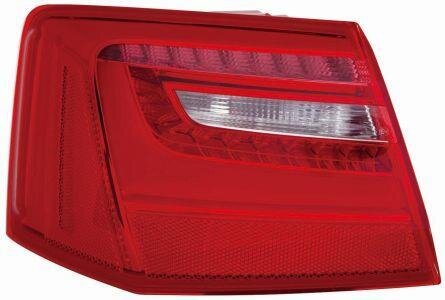 Ліхтар задній Прав (зовнішн, LED/W16W, колір повороту червоний, колір скла червон) AUDI A6 C7 Седан 11.10-04.15 DEPO 446-1927R-AE