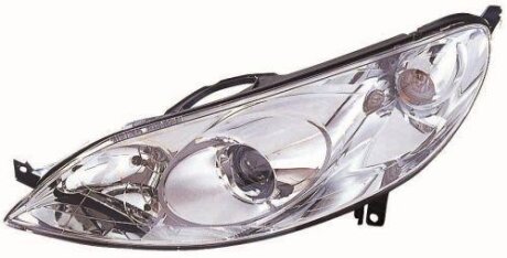 Фара передня (Фара лев. H7/H1 с поворотником, авт. регул. []) DEPO 550-1134L-LD-EM