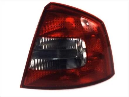 Ліхтар задній Прав (P21/4W/P21W/W3W, колір повороту білий, колір скла червон) SKODA OCTAVIA II Ліфтбек 4D 11.08-06.13 DEPO 665-1918R-UE