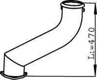 Труби вихлопної системи Dinex 21502