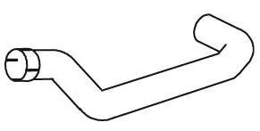 Труби вихлопної системи Dinex 47539