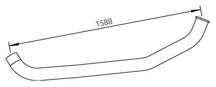 Деталь вихлопної системи Dinex 47610