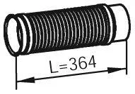 Деталь вихлопної системи Dinex 48233