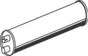 Глушник / ГЛУШИТЕЛЬ MB 675, 677 6764900501 Dinex 50363