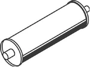 Деталь вихлопної системи Dinex 50445