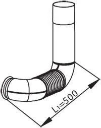 Труби вихлопної системи Dinex 53120