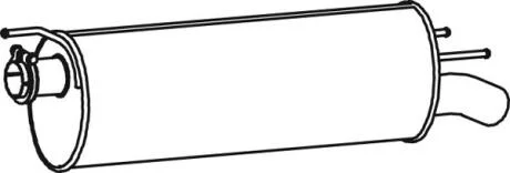 Глушник,випускна система Dinex 62311