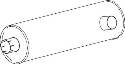 Деталь вихлопної системи Dinex 64452