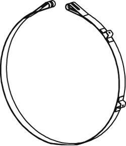 7420443247 20443247 хомут глушника Renault, Volvo Dinex 64891