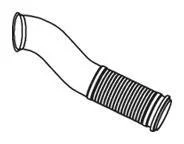 Труби вихлопної системи Dinex 66132