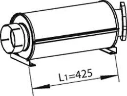 Глушник,випускна система Dinex 69331