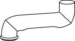 Випускна труба Dinex 80554