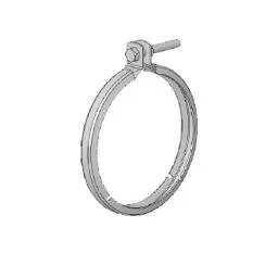 Хомут металевий / ХОМУТ ГОФРЫ 127.0/5 VOLVO 1629499 Dinex 81921