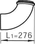 Деталь вихлопної системи Dinex 82142