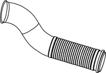 Труби вихлопної системи Dinex 82238