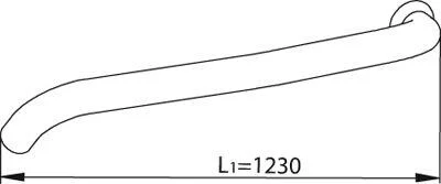 Деталь вихлопної системи Dinex 82602