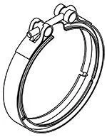 Хомут випускної системи Dinex 8AL003