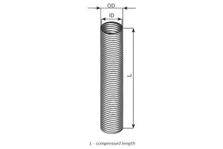 Гофра / ГОФРА D115ММ 2000ММ ZINC Dinex 94214