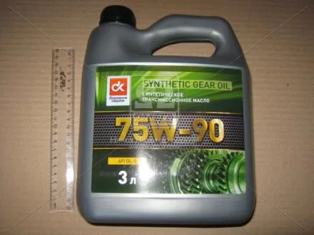 Масло трансміс. <ДК> SAE 75W-90, API GL-5 (Каністра 3л) Dk-Дорожная Карта 41071001562