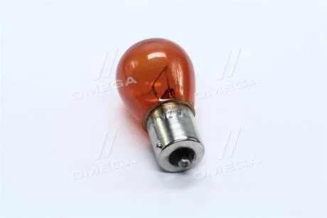 Лампа покажчиків поворотів і стоп-сигналів помаранчева BA15s Amber 12V P21W <ДК> Dk-Дорожная Карта DK-12V21W_BA15S AMBE