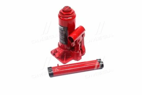 Домкрат бутилочний, червоний 4т, H=185/350 <ДК> Dk-Дорожная Карта JNS-04