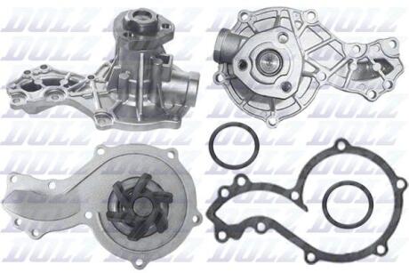 Насос водяной VAG A6/OCTAVIA/GOLF/JETTA/PASSAT/POLO/SHARAN/TRANSPORTER 78-10 1.6/1.8/1.9TDI/2.0 DOLZ A151