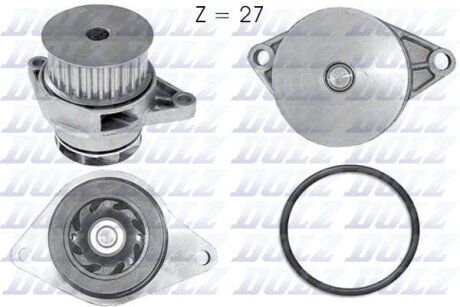 Насос водяной VAG CORDOBA/IBIZA/LEON/POLO 96-06 1.4/1.6 DOLZ A188