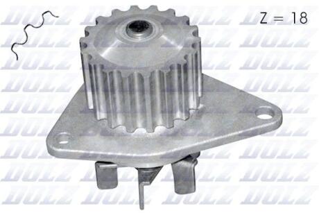 Водяний насос C3/C4/Peugeot 206/207/307 1.4 16V 03- DOLZ C134