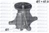 CITROEN Помпа воды C5,C6,Peugeot 407 3.0HDI 09- DOLZ C140 (фото 1)