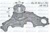 FORD помпа води Sierra V6 2.0,2.3,2.8 84- DOLZ F120 (фото 1)