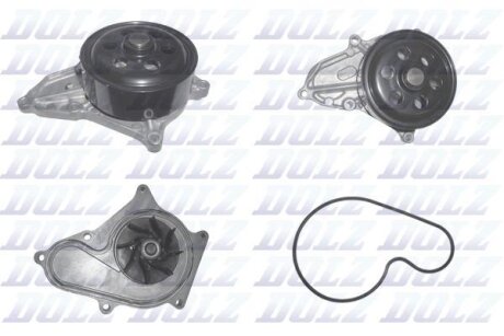 HONDA Помпа воды ACCORD VIII, CR-V III 2.2 i-DTEC 07- DOLZ H146