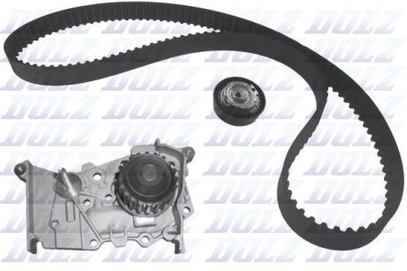 Комплект ремня ГРМ RENAULT LOGAN/SANDERO/CLIO 07- 1.4/1.6 с помпой DOLZ KD085